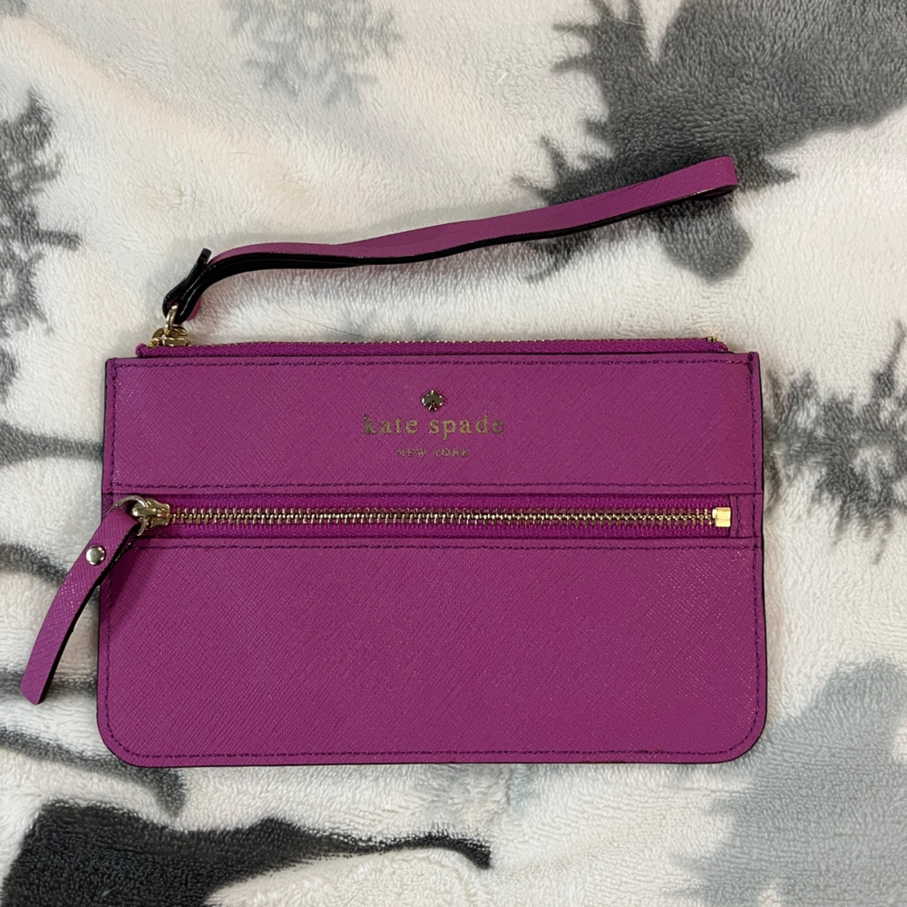 Kate spade purple wristlet